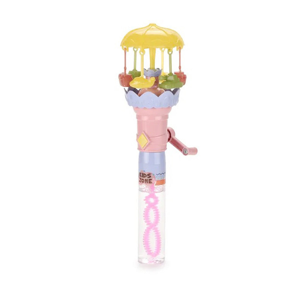 Mumuso Bubble Wand With Carousel Head Design - Random Color