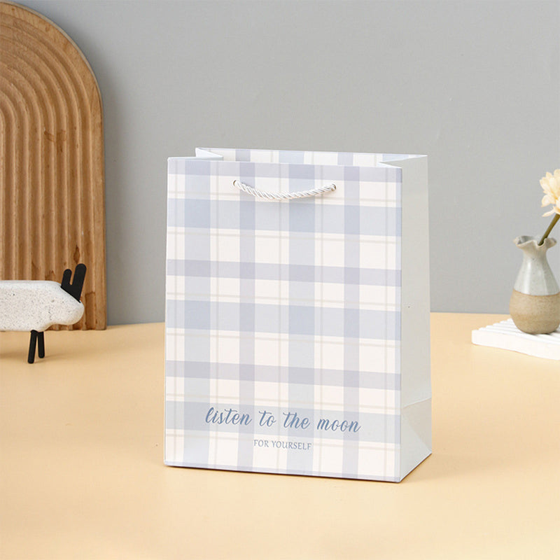 Mumuso Plaid Series Gift Bag