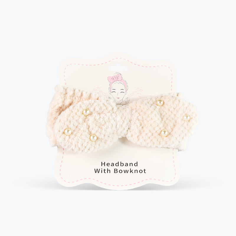 Mumuso Pineapple Lattice Headband - White