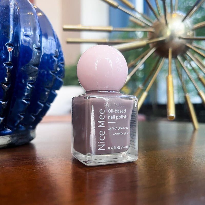 Mumuso Nice Mee Oil-Based Nail Polish - Sweet Purple