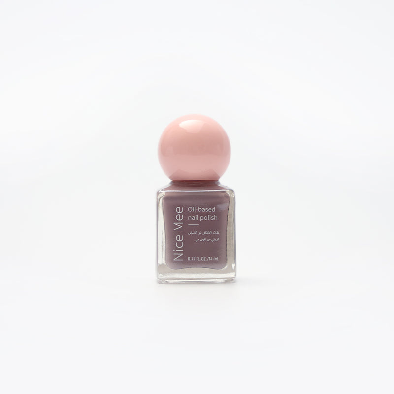 Mumuso Nice Mee Oil-Based Nail Polish, Light Purple