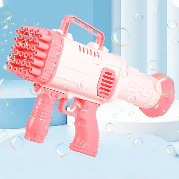 Mumuso 32-Hole Bubble Gun - Pink