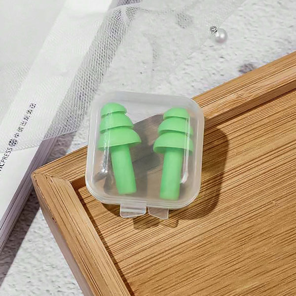 Mumuso Nasal Plug Earplug Set - Green