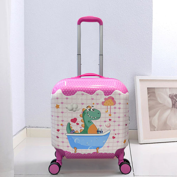 Mumuso Children's Trolley Case - Dinosaur (18in)