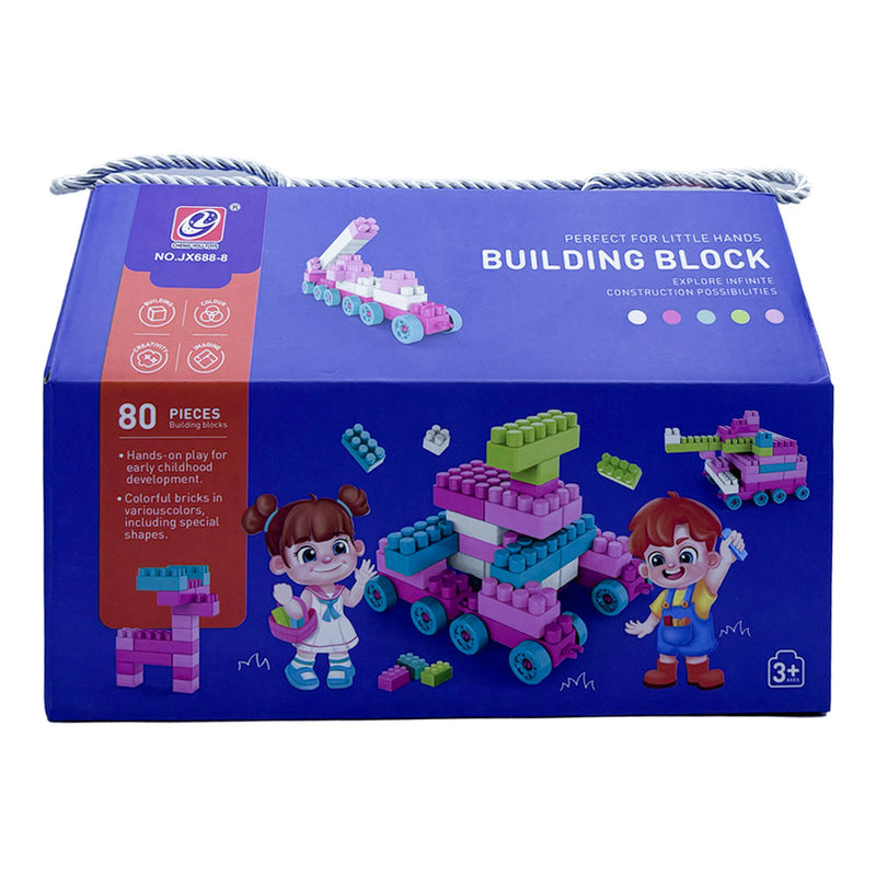 Mumuso Building Blocks - Purple (80pcs)