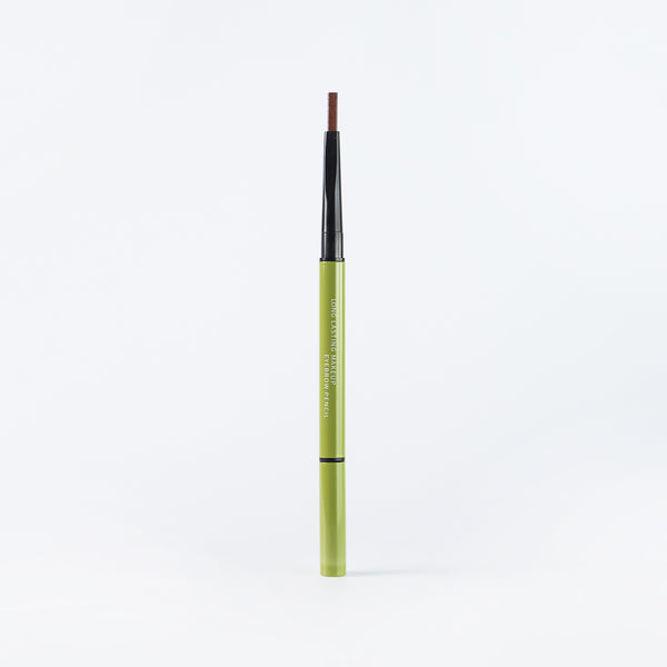 Mumuso  0810 Avocado Double Head Flat Core Rotating Eyebrow Pencil - 02 Dark Brown