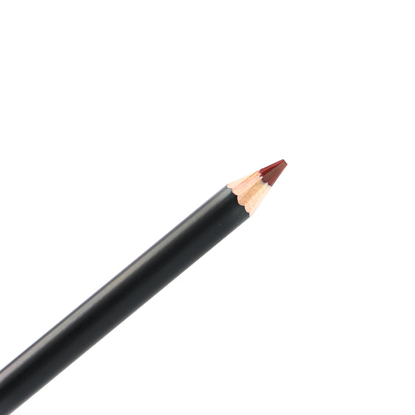 Mumuso Black Set Wooden Lipliner - 10 Dark Red