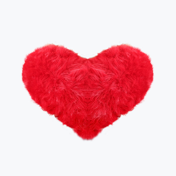 Mumuso Heart-Shaped Pillow #Red