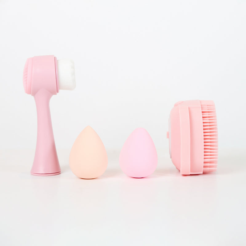 Mumuso Dual Action Facial Brush Silicone Massager