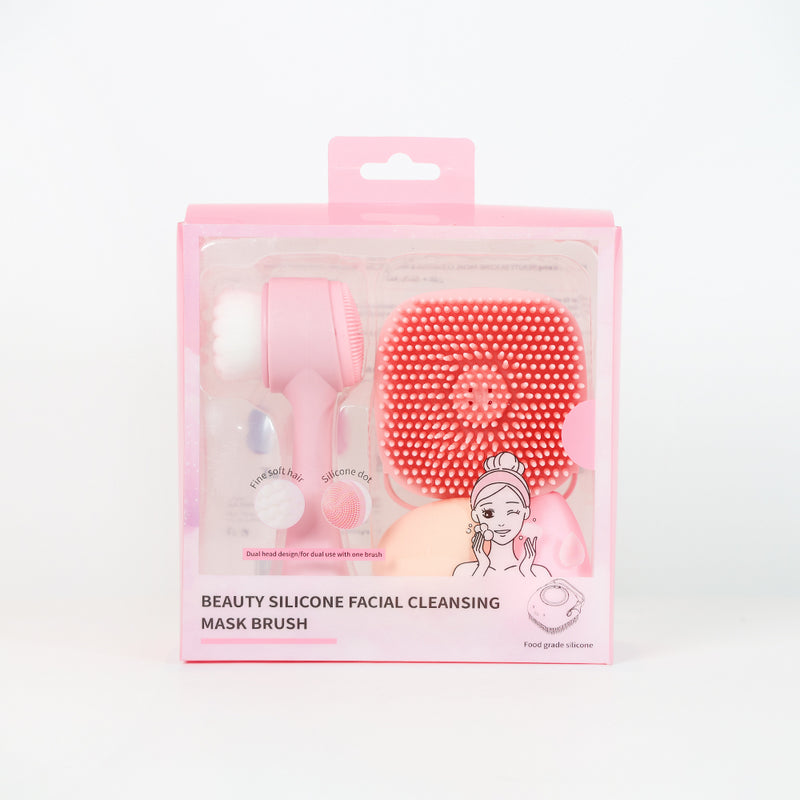 Mumuso Dual Action Facial Brush Silicone Massager