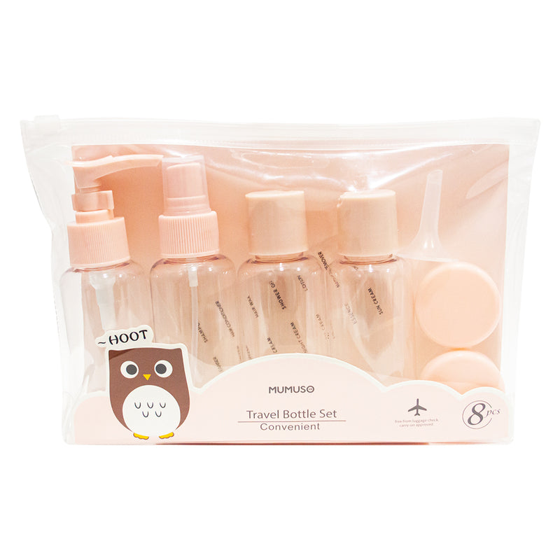 Mumuso Convenient Travel Bottle Set - 8pcs