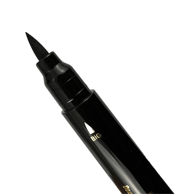 Double-Ended Thick And Fine Pen-Black