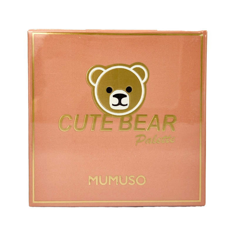 Mumuso Cute Bear 9 Color Eyeshadow Palette - Pink