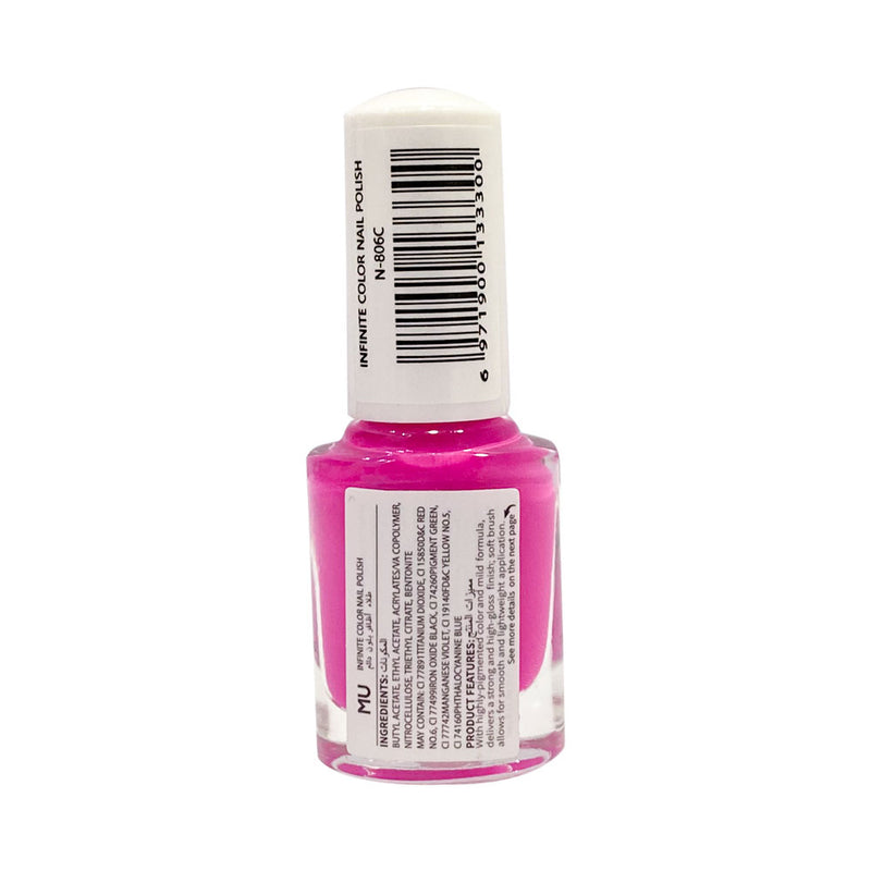 Mumuso Infinite Color Nail Polish - Rose Red