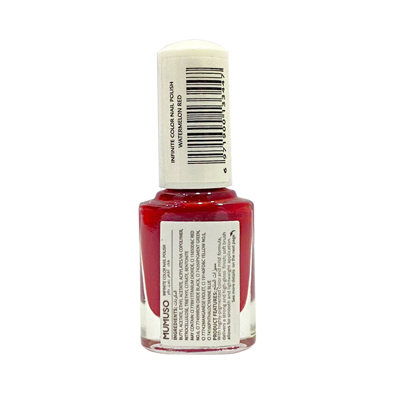 Mumuso Infinite Color Nail Polish - Watermelon Red