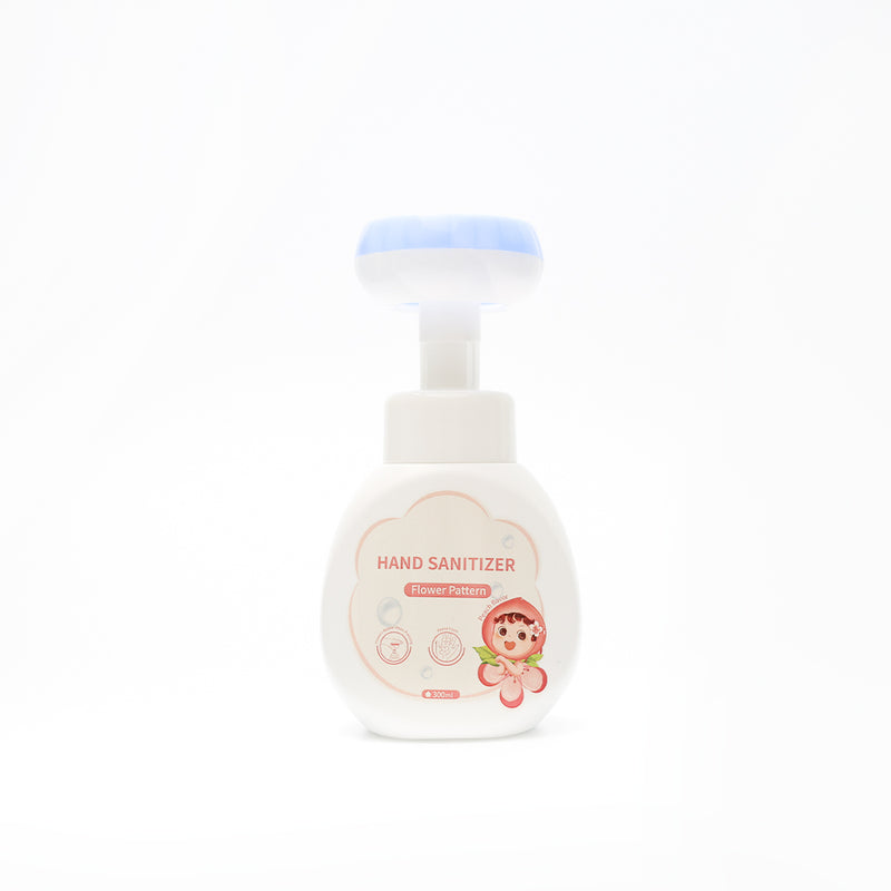 Mumuso Flower Shaped Foam Hand Sanitizer - Peach (300ml)