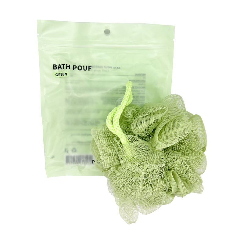 Mumuso Bath Pouf Green