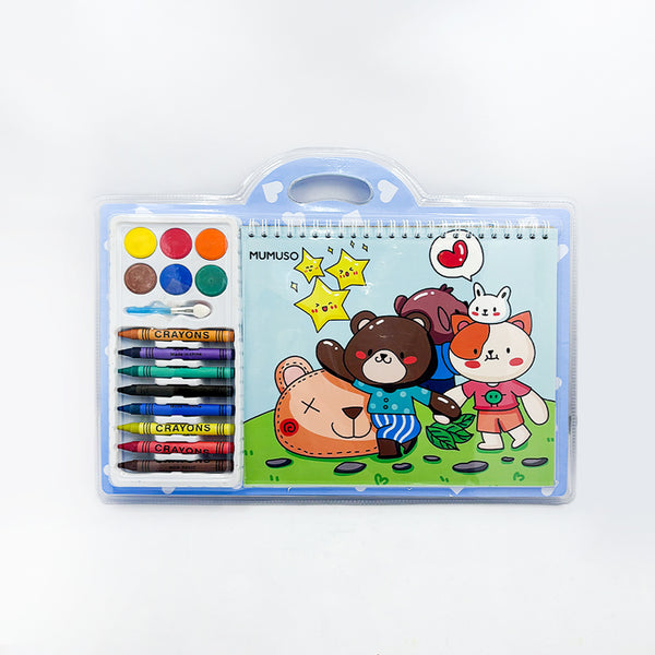 Mumuso - LITTER BEAR COLORING BOOK KIT