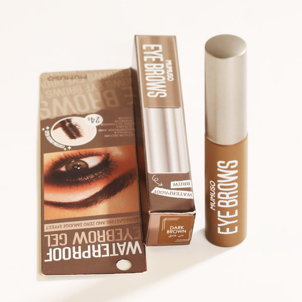 Mumuso Waterproof Eyebrow Gel - Dark Brown