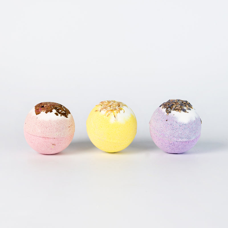 Mumuso 3-Color Bath Bomb Set pack of 3 - 50g