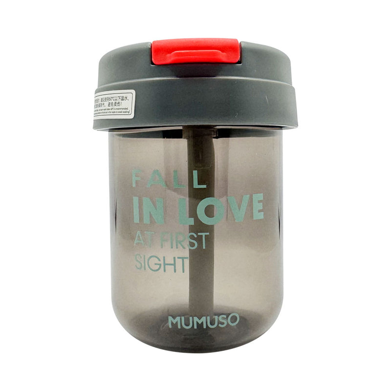 Mumuso Mini Dual-Use Water Bottle - 300ml (Random Color)