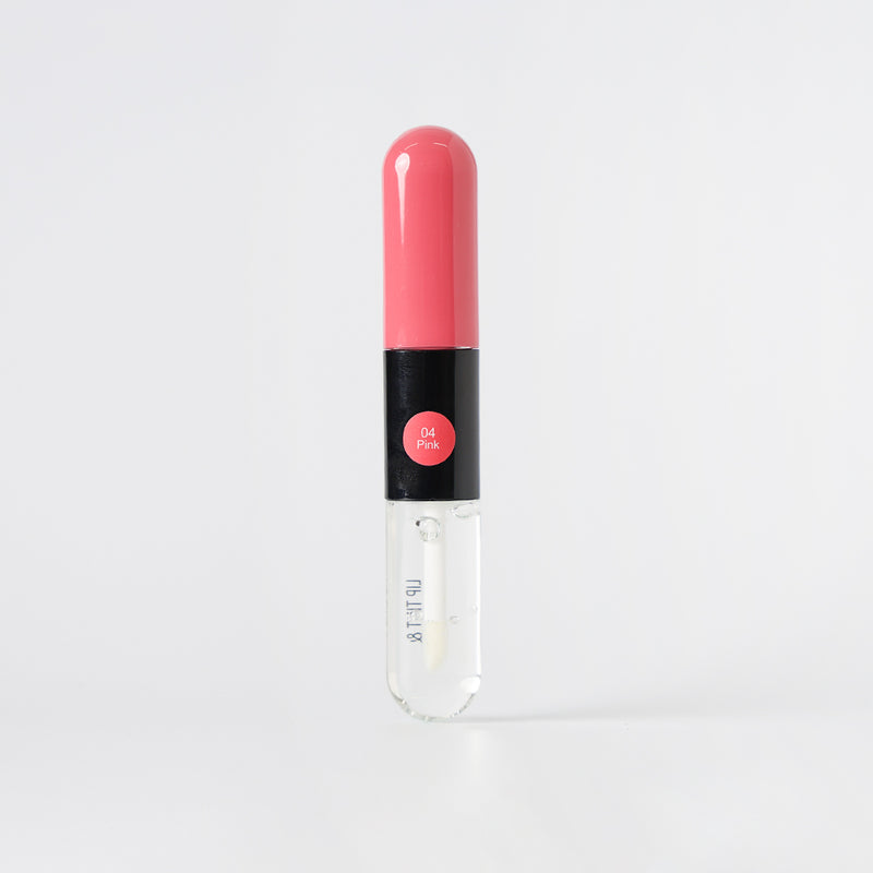 Mumuso Lip Tint & Lip Gloss 2 In 1 (Pink)