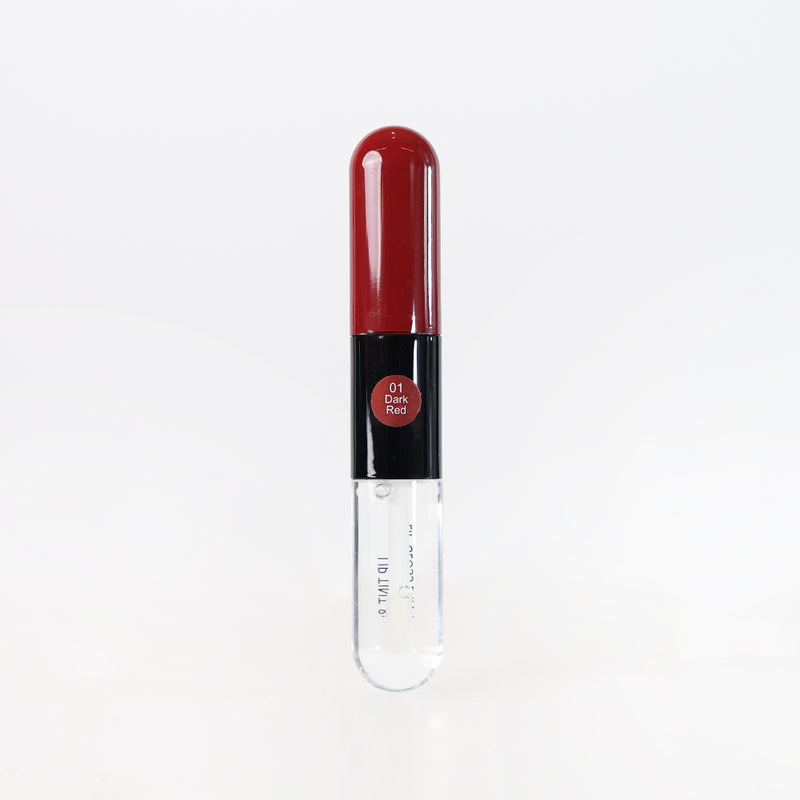 Mumuso Lip Tint & Lip Gloss 2in1 - Dark Red