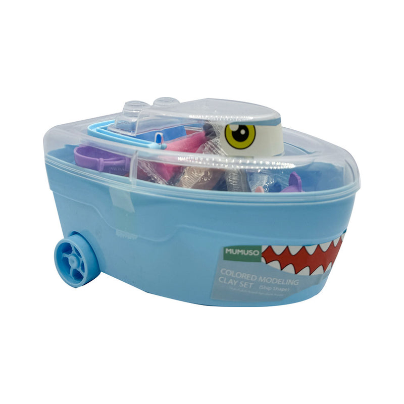 Mumuso Colored Modeling Clay Set - Ship Shape (18)