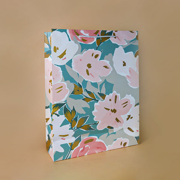 Mumuso Peach Blossom Gift Bag - Large
