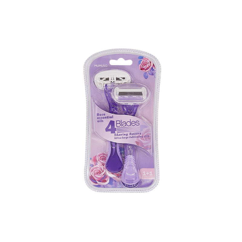 Mumuso Shaving Razor for Women - Rose Scent