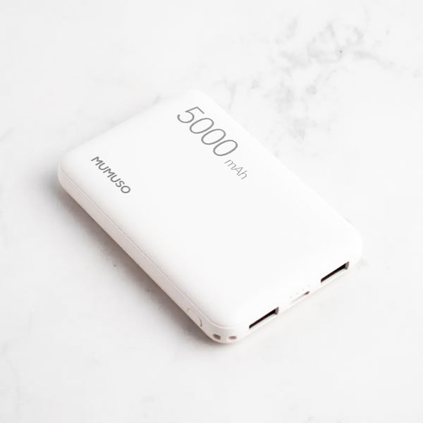 Mumuso Mini Power Bank - White (5000 MAH)