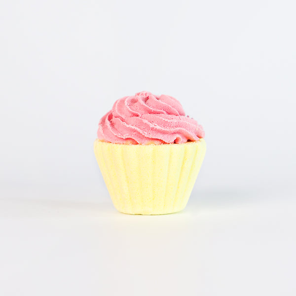 Mumuso Cupcake-Shaped Bath Bomb - Strawberry (60g)