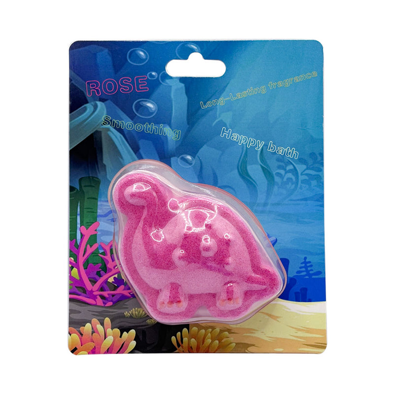 Mumuso Dinosaur Bath Bomb- Rose (100g)