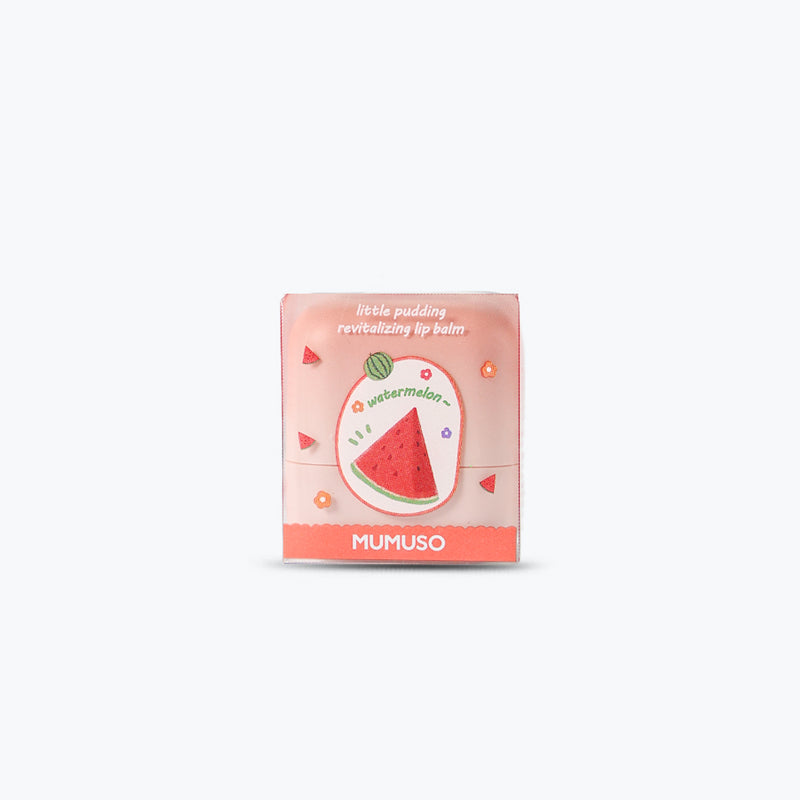 Mumuso Little Pudding Revitalizing Lip Balm (03 Watermelon)