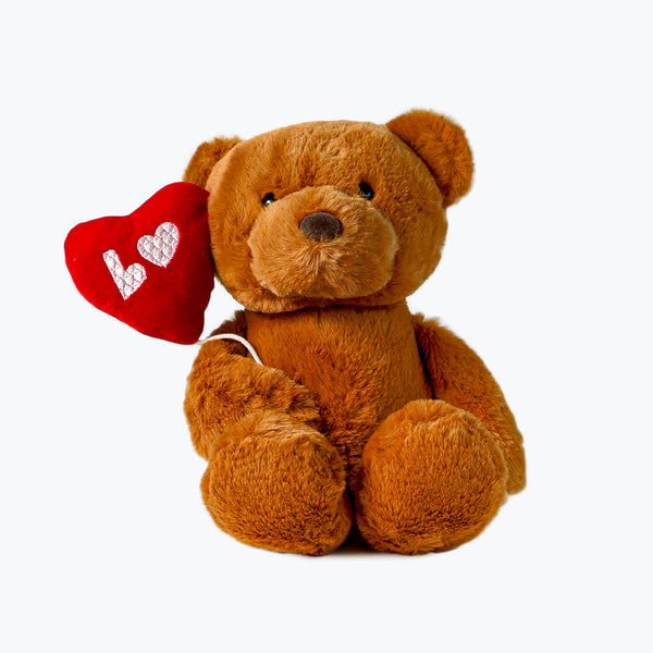 Mumuso Plush Toy (Brown Bear With Balloon/35 Cm)