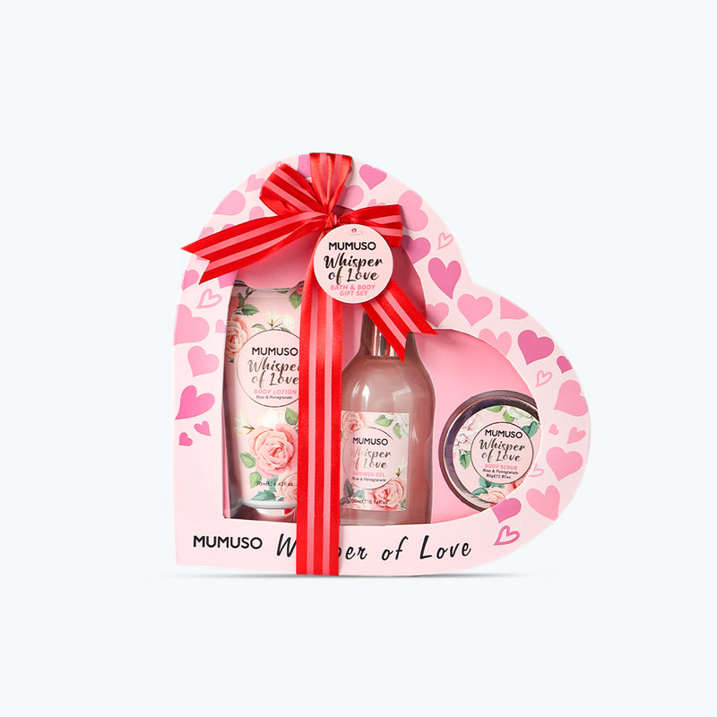 Mumuso Whisper of Love Bath & Body Gift Set