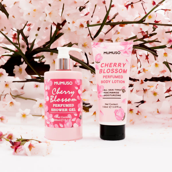 Mumuso - SWEET CHERRY BLOSSOM BATH & BODY GIFT