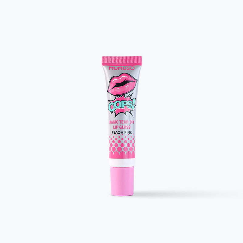 Mumuso Magic Tear-Off Lip Gloss-  04 Peach Pink