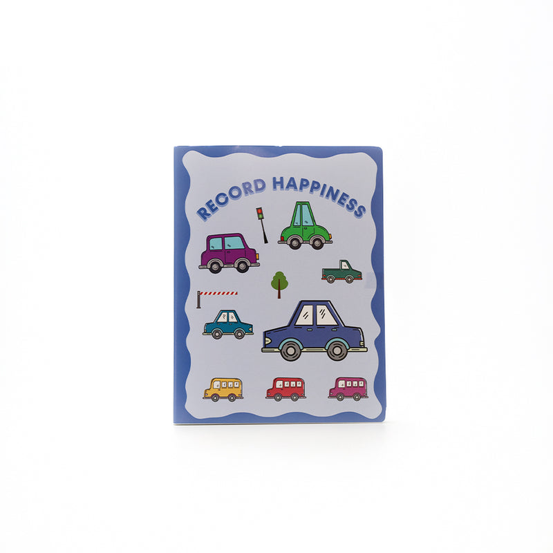 Mumuso A5 Notebook with Cover - Cartoon Vehicles