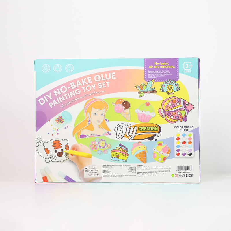 Mumuso DIY No-Bake Glue Painting Toy Set - Animal