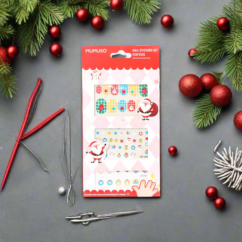 Mumuso Nail Stickers Set For Kids (Christmas Carnival)