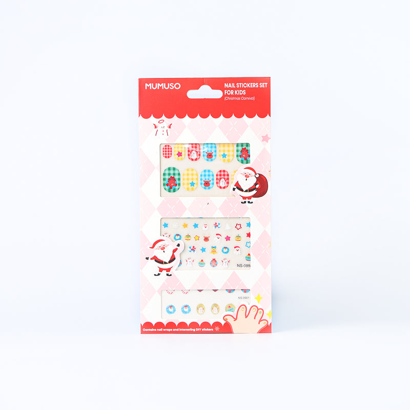 Mumuso Nail Stickers Set For Kids (Christmas Carnival)