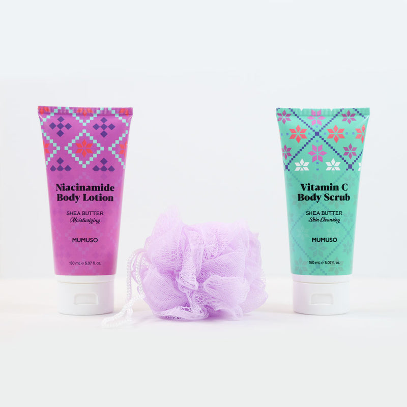 Mumuso Romantic Glow Bath & Body Gift Set