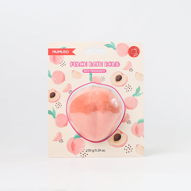 Mumuso Peach Bath Bomb