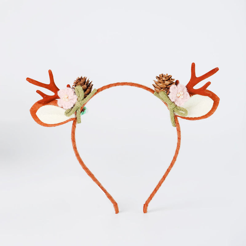 Mumuso Mj-Christmas Moose Flower Headband