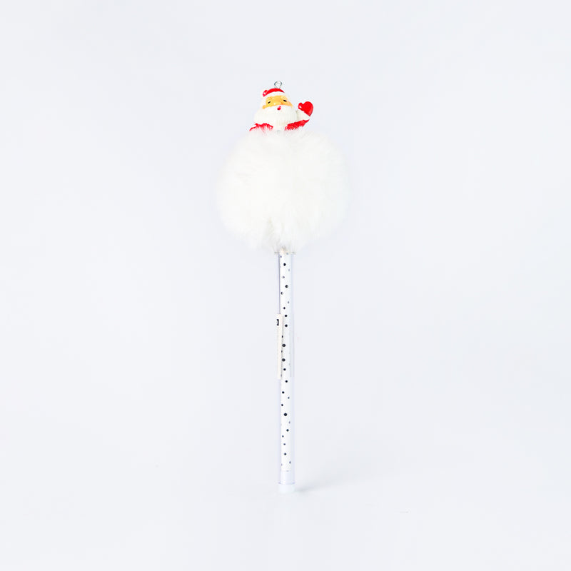 Mumuso Christmas Gel Pen With Pompom (Random Style)