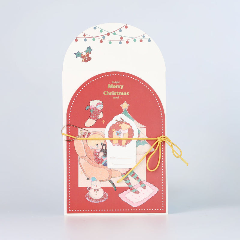 Mumuso Greeting Card (Colorful Christmas)