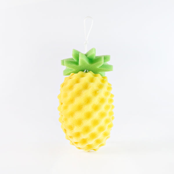 Mumuso Pineapple-Shaped Bath Sponge