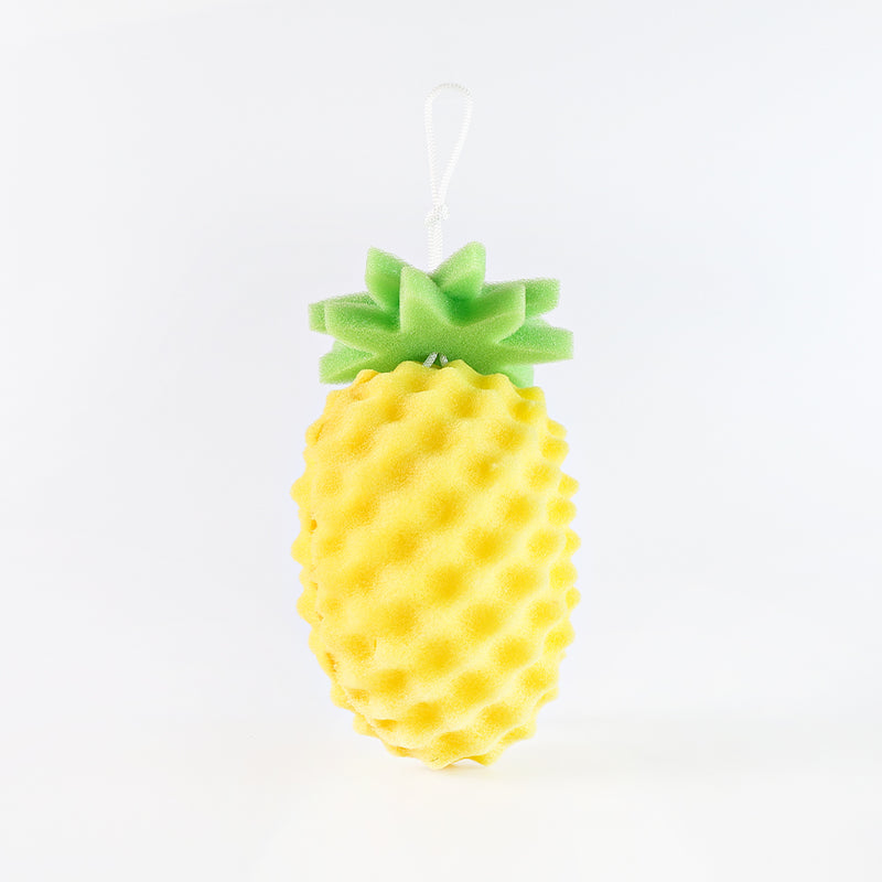 Mumuso Pineapple-Shaped Bath Sponge