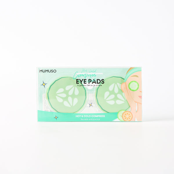 Mumuso Hot/Cold Compress Gel Eye Pads - Cucumber (1pair)